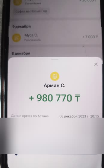 Скрин оплаты